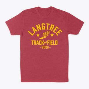 Langtree Elementary School Track and Field Classic Dad T-Shirt