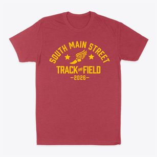 South Main Street Elementary School Track and Field Classic Dad T-Shirt