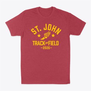 Saint John The Baptist School Track and Field Classic Dad T-Shirt