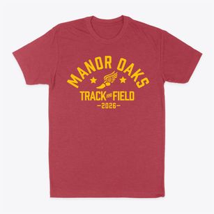 Manor Oaks Elementary School Track and Field Classic Dad T-Shirt