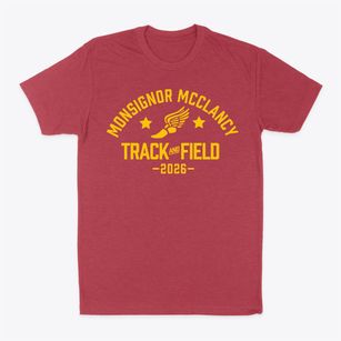 Monsignor Mcclancy Memorial School Track and Field Classic Dad T-Shirt
