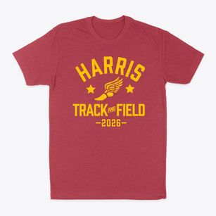 Harris Middle School Track and Field Classic Dad T-Shirt