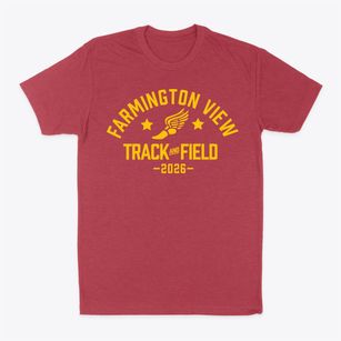Farmington View Elementary School Track and Field Classic Dad T-Shirt