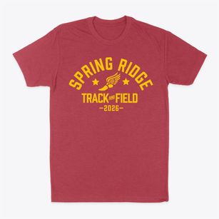 Spring Ridge Elementary School Track and Field Classic Dad T-Shirt