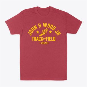 John H Wood Jr Charter School Track and Field Classic Dad T-Shirt