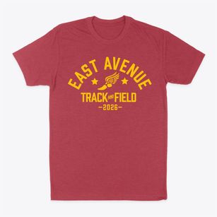 East Avenue Elementary School Track and Field Classic Dad T-Shirt