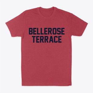 Bellerose Terrace New York Classic Block Classic Dad T-Shirt
