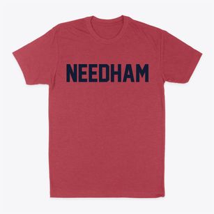 Needham Massachusetts Classic Block Classic Dad T-Shirt
