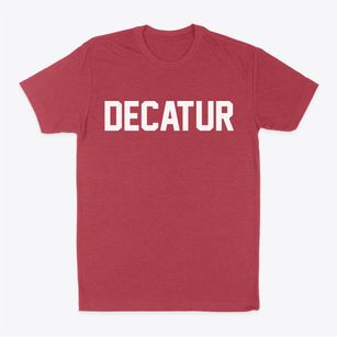Decatur Nebraska Classic Block Classic Dad T-Shirt