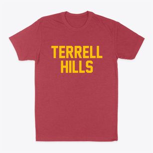 Terrell Hills Texas Classic Block Classic Dad T-Shirt
