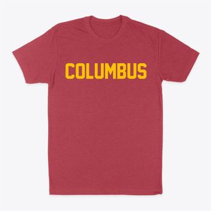 Columbus Texas Classic Block Classic Dad T-Shirt