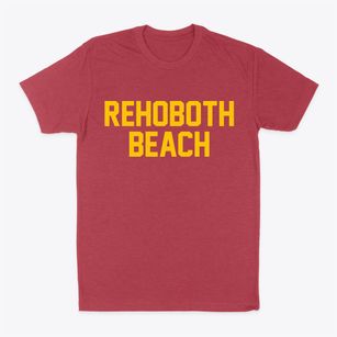 Rehoboth Beach Delaware Classic Block Classic Dad T-Shirt