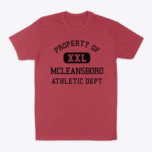 Mcleansboro Illinois Athletic Dept Classic Dad T-Shirt