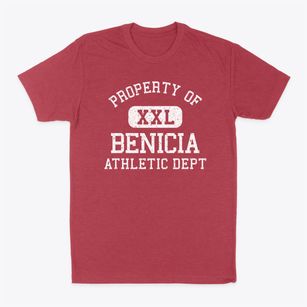 Benicia California Athletic Dept Classic Dad T-Shirt