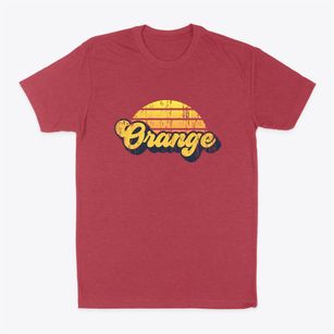 Orange California Sublime Sunset Classic Dad T-Shirt