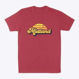 Midland Texas Sublime Sunset Classic Dad T-Shirt