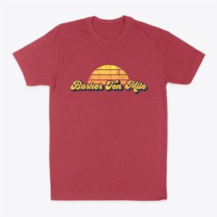 Barker Ten Mile North Carolina Sublime Sunset Classic Dad T-Shirt