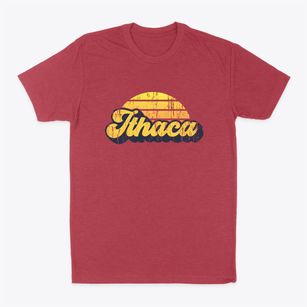 Ithaca Wisconsin Sublime Sunset Classic Dad T-Shirt
