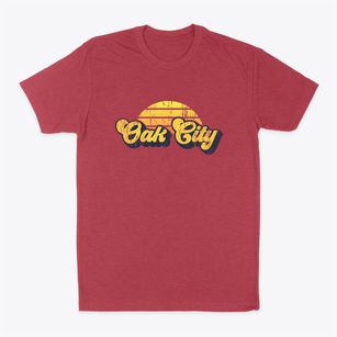 Oak City North Carolina Sublime Sunset Classic Dad T-Shirt