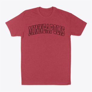 Minneapolis Kansas Trendy Block Classic Dad T-Shirt