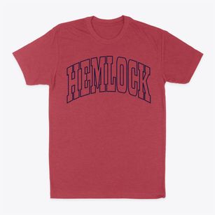 Hemlock Michigan Trendy Block Classic Dad T-Shirt