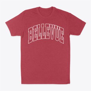 Bellevue Nebraska Trendy Block Classic Dad T-Shirt