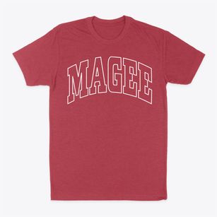 Magee Mississippi Trendy Block Classic Dad T-Shirt