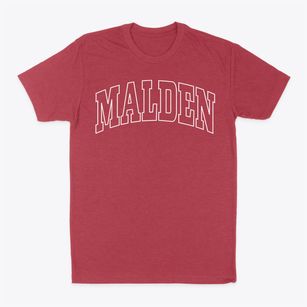 Malden Illinois Trendy Block Classic Dad T-Shirt