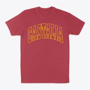 Castalia North Carolina Trendy Block Classic Dad T-Shirt