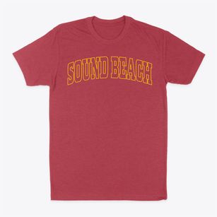 Sound Beach New York Trendy Block Classic Dad T-Shirt