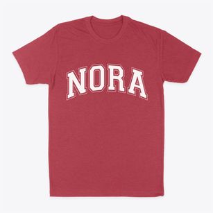 Nora Nebraska Varsity Classic Dad T-Shirt