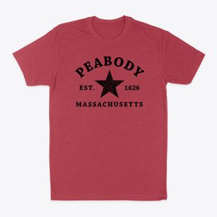 Peabody Massachusetts Star Classic Dad T-Shirt