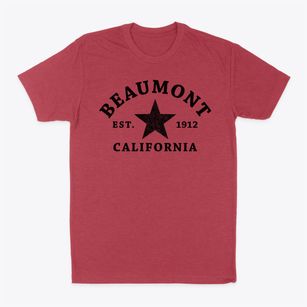 Beaumont California Star Classic Dad T-Shirt