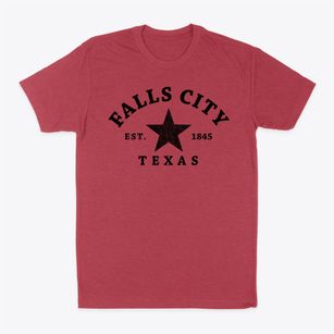 Falls City Texas Star Classic Dad T-Shirt