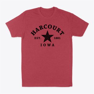 Harcourt Iowa Star Classic Dad T-Shirt