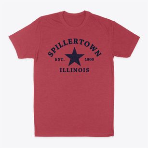 Spillertown Illinois Star Classic Dad T-Shirt