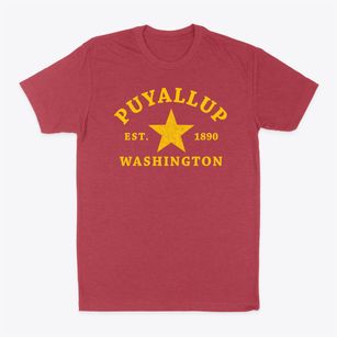 Puyallup Washington Star Classic Dad T-Shirt