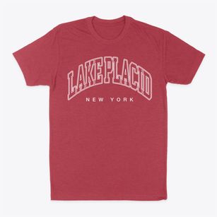 Lake Placid New York Inline Classic Dad T-Shirt