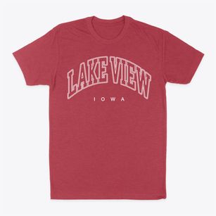 Lake View Iowa Inline Classic Dad T-Shirt