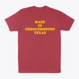 Throckmorton Texas Classic 70s Classic Dad T-Shirt
