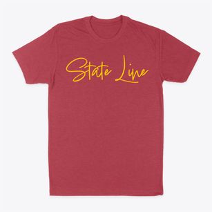 State Line Massachusetts Freestyle Classic Dad T-Shirt