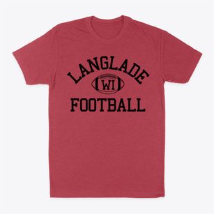 Langlade Wisconsin Football Classic Dad T-Shirt