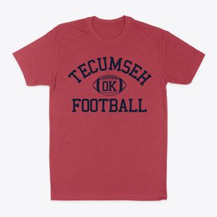 Tecumseh Oklahoma Football Classic Dad T-Shirt