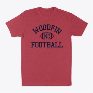 Woodfin North Carolina Football Classic Dad T-Shirt