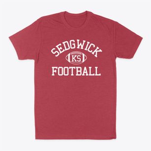 Sedgwick Kansas Football Classic Dad T-Shirt