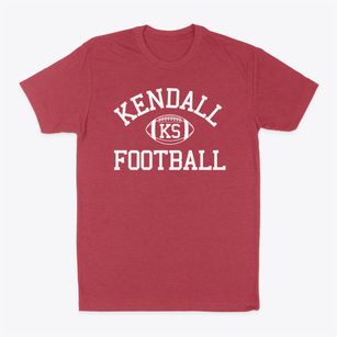 Kendall Kansas Football Classic Dad T-Shirt