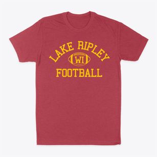 Lake Ripley Wisconsin Football Classic Dad T-Shirt