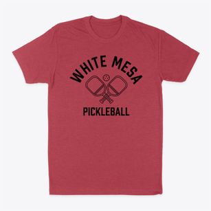 White Mesa Utah Pickleball Classic Dad T-Shirt