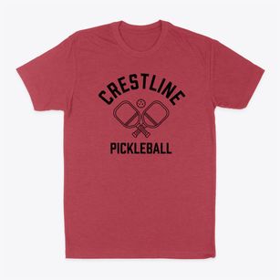 Crestline California Pickleball Classic Dad T-Shirt