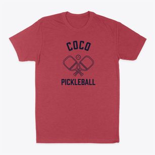 Coco West Virginia Pickleball Classic Dad T-Shirt